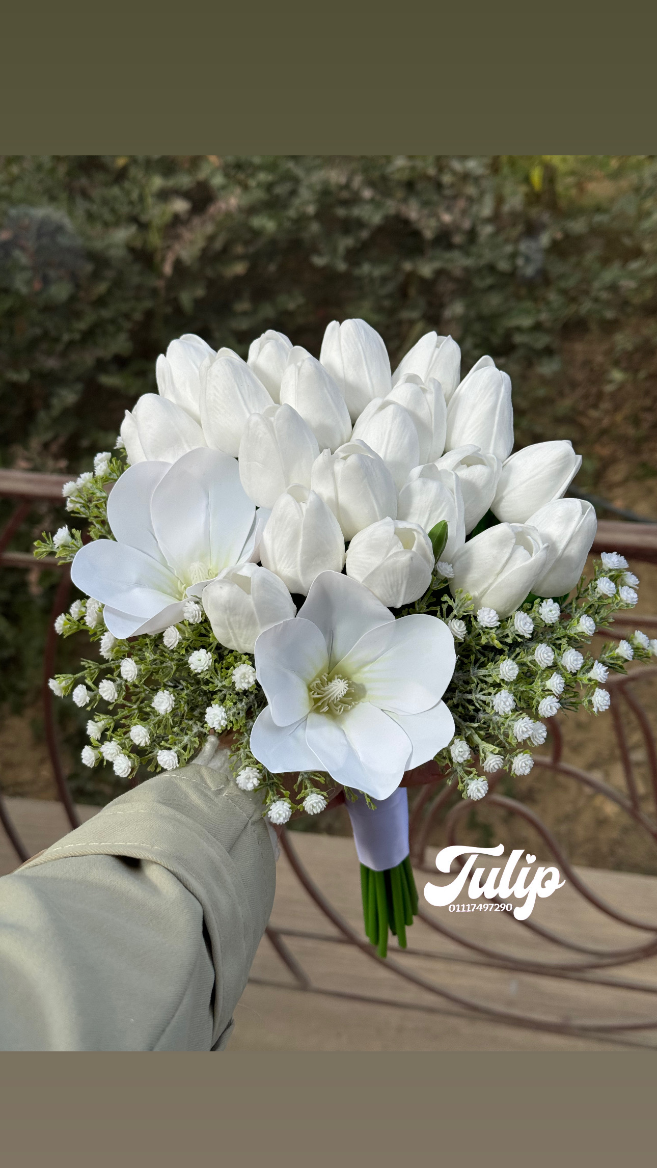 بوكيه ورد صناعي سيليكون — بوكيهات ورد صناعي | Tulip Store