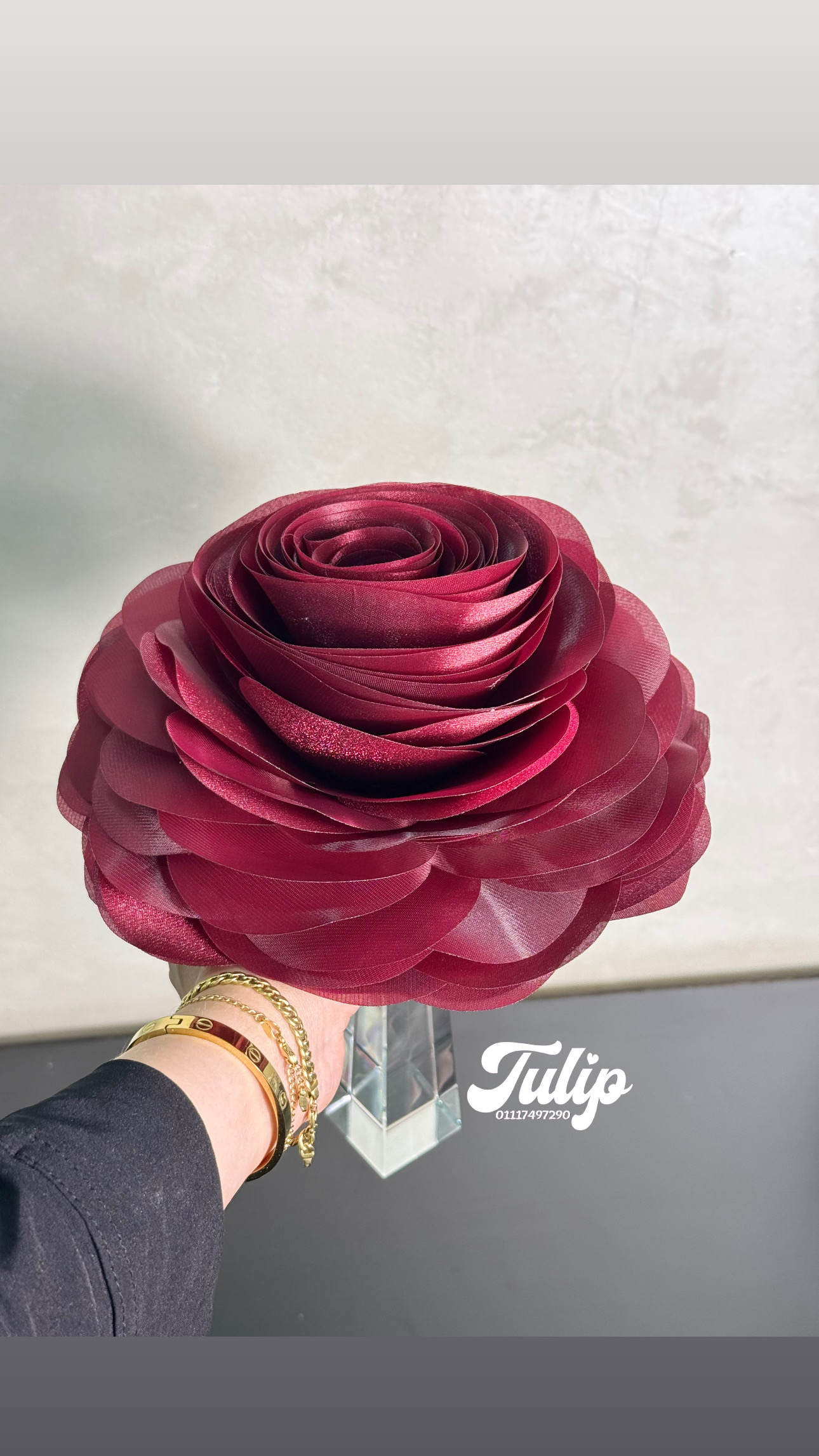 بوكيه ايد كريستال — بوكيهات ورد صناعي | Tulip Store