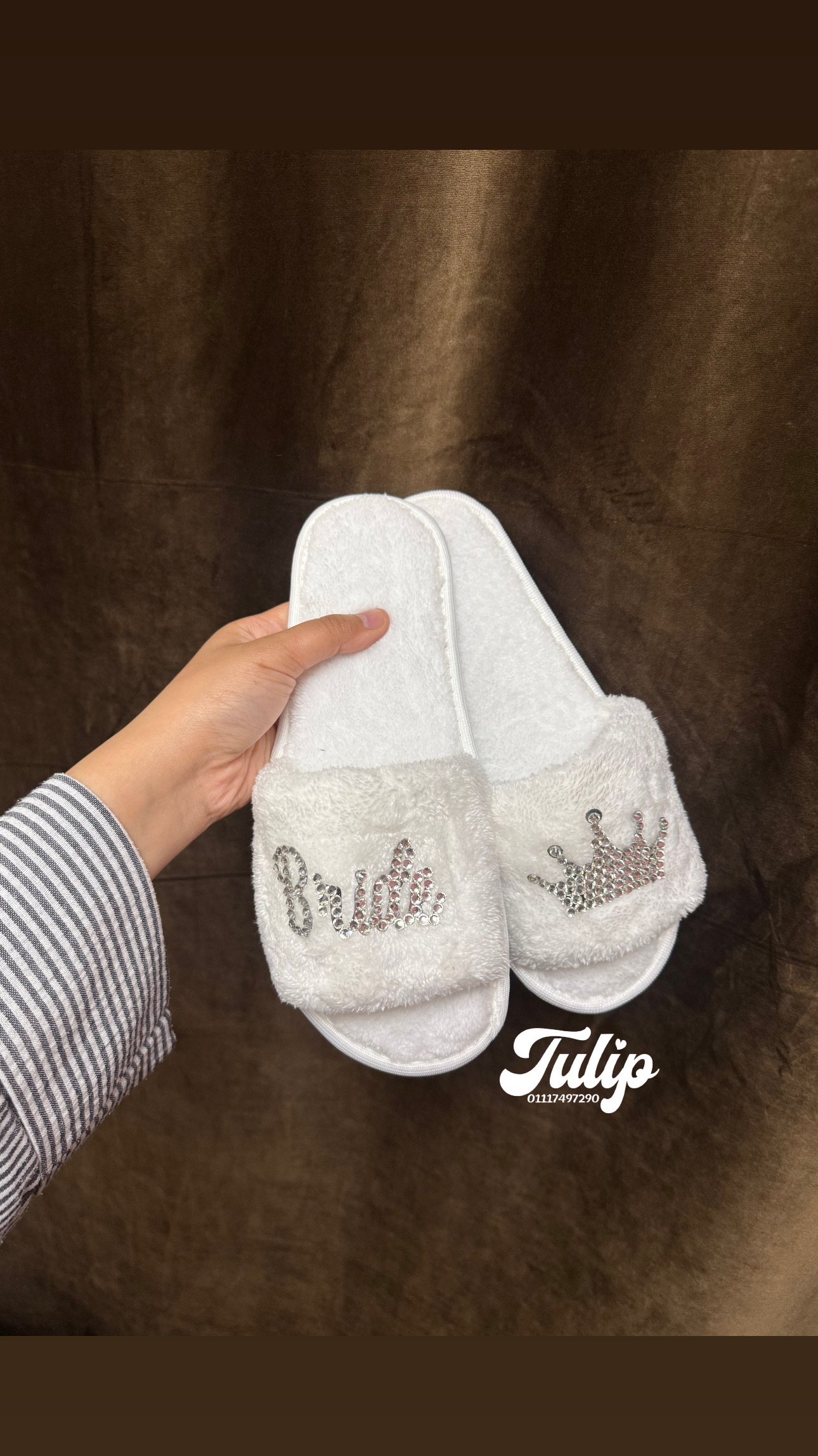 سليبر تطريز — اكسسوارات Bride&Groom | Tulip Store